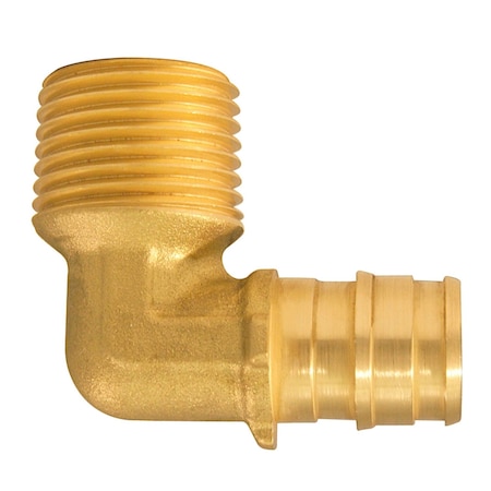 Apollo Apollo PEX-A 1/2 in. Expansion PEX in to X 1/2 in. D MNPT Brass 90 Degree Elbow EPXME1212